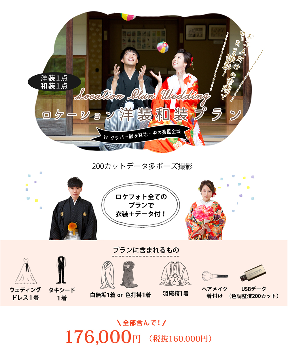 ロケーション和装プランin中の茶屋全域